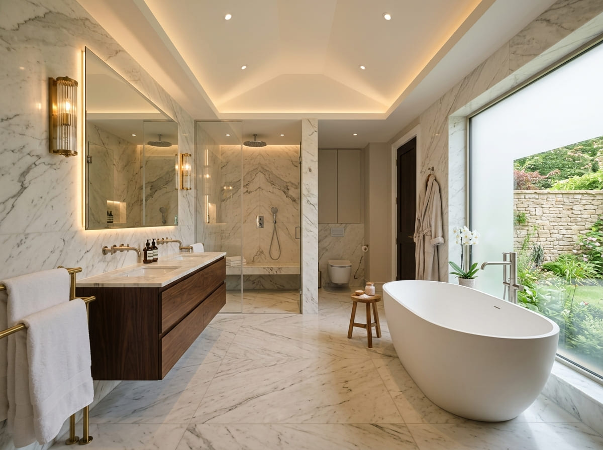Custom Bathroom Renovation in Round Mountain