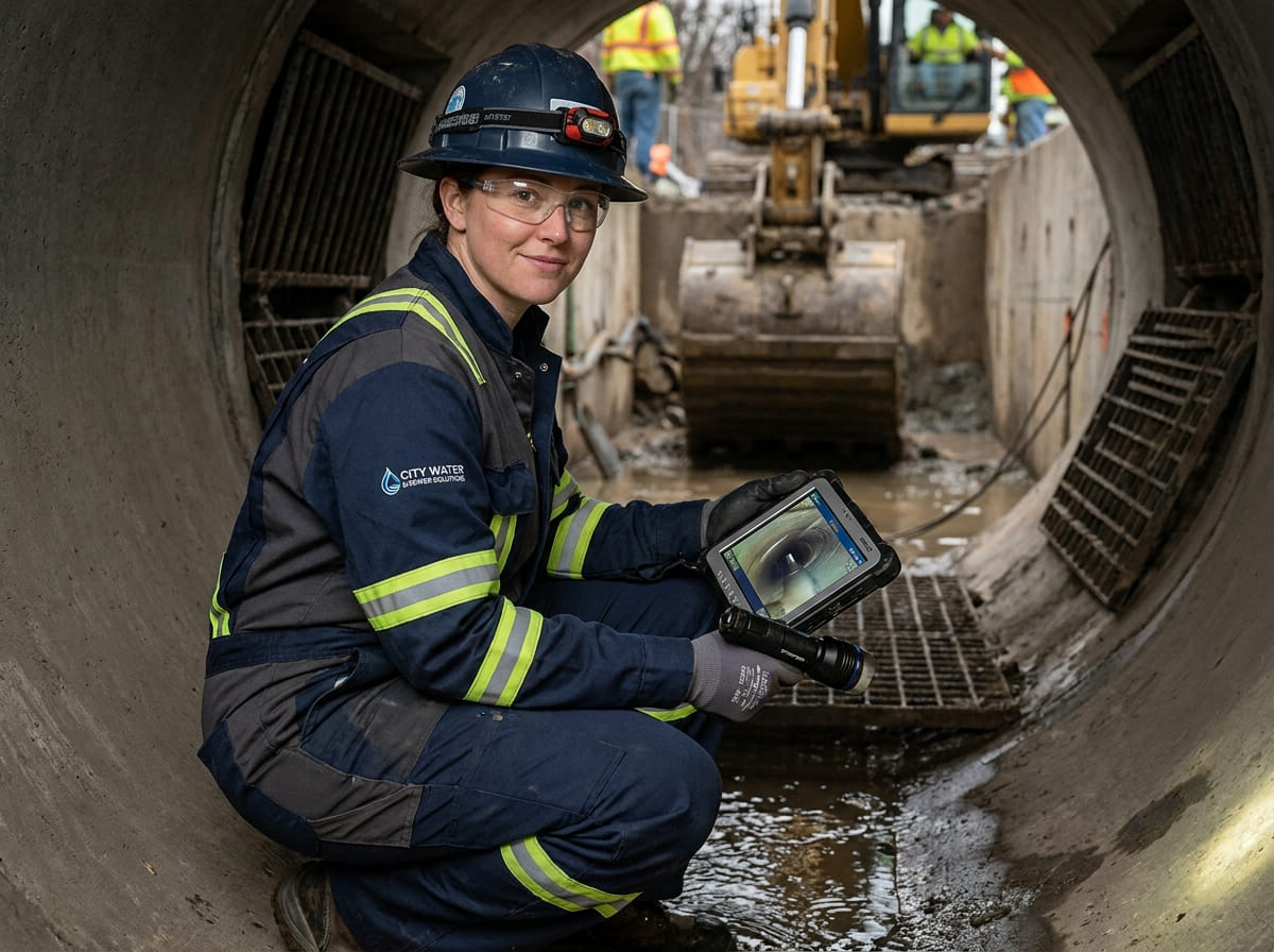 Sewer Line Inspection & Replacement in Round Mountain